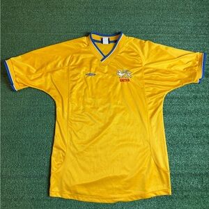 Umbro Yellow and Blue Men's Jersey